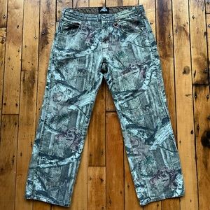 Mossy Oak Mens 36x32 (Fits 34x30) Camo Tree Jeans Breakup Infinity Hunting Pants